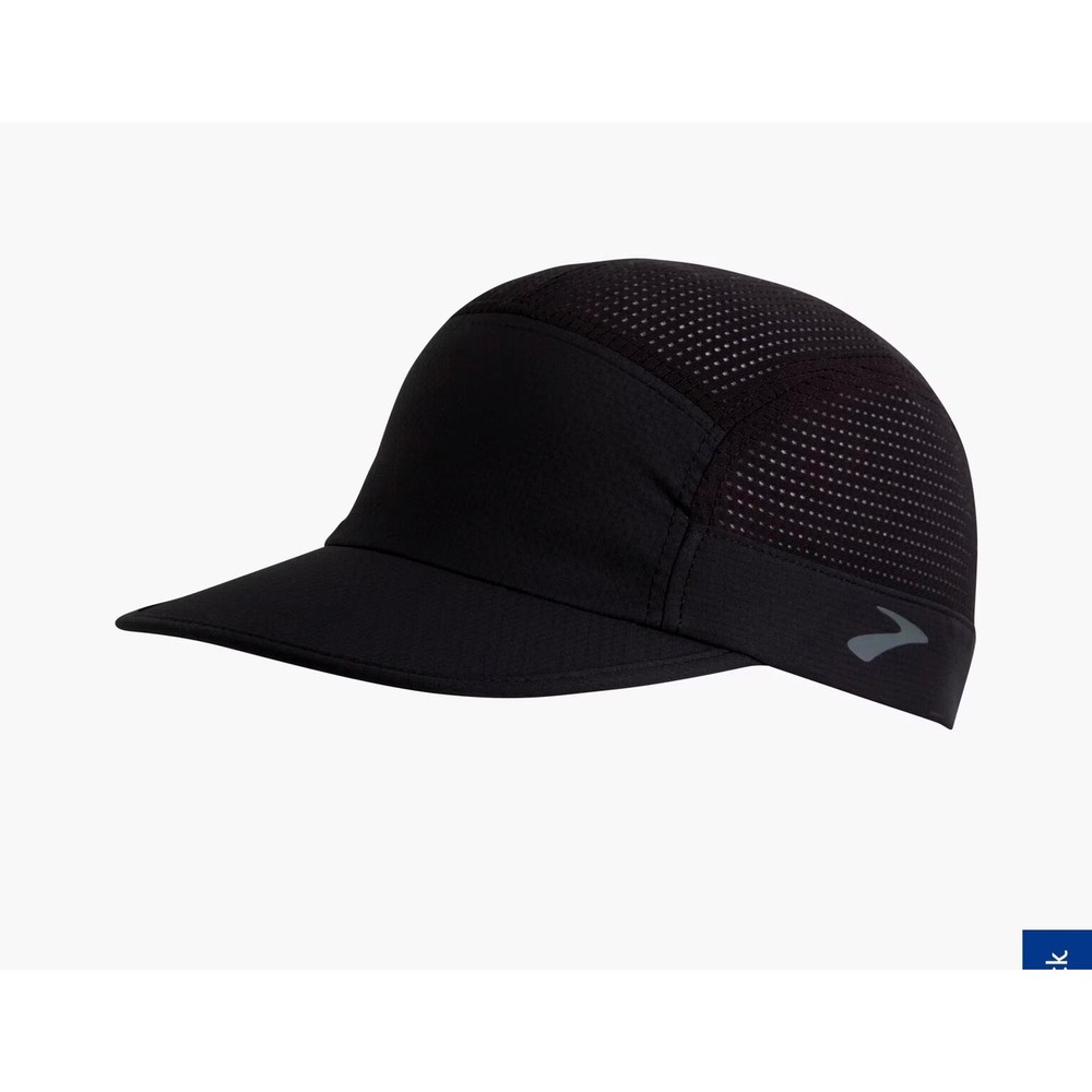 Brooks For Anything Under Sun Propel Mesh Hat Mens Black Breathable Lightweight
